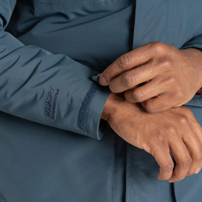 Mens Waterproof Jackets Craghoppers Darragh II Waterproof Jacket Blue Stone Mens Waterproof Jackets Craghoppers Darragh II Waterproof Jacket Blue Stone