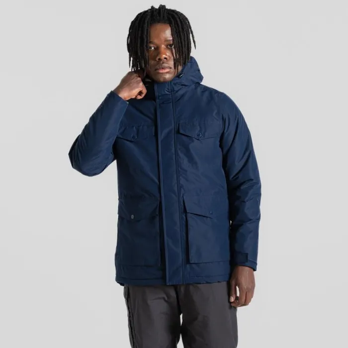 Mens Waterproof Jackets Craghoppers Darragh Waterproof Jacket Blue Navy