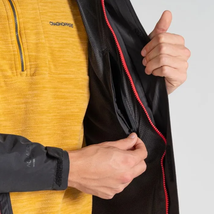 Mens Waterproof Jackets Craghoppers Ossus Waterproof Jacket Black Mens Waterproof Jackets Craghoppers Ossus Waterproof Jacket Black