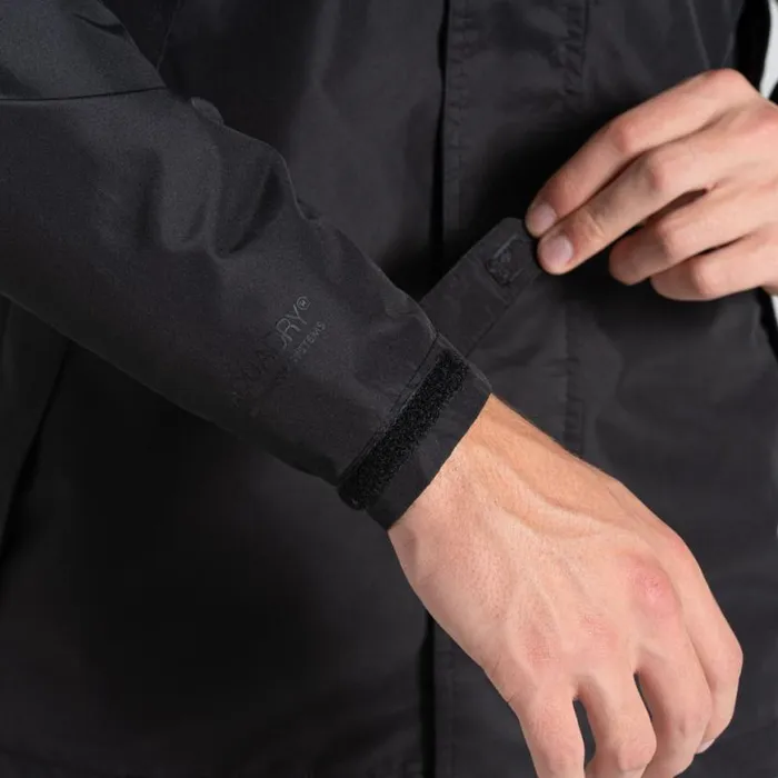 Mens Waterproof Jackets Craghoppers Ossus Waterproof Jacket Black Mens Waterproof Jackets Craghoppers Ossus Waterproof Jacket Black