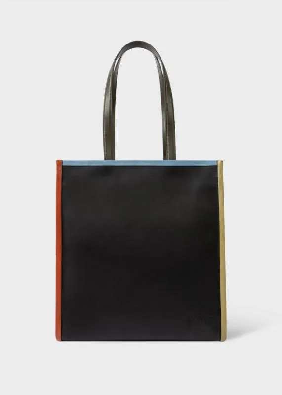 MensWomens Contrast Piping Tote Bag Paul Smith Bags