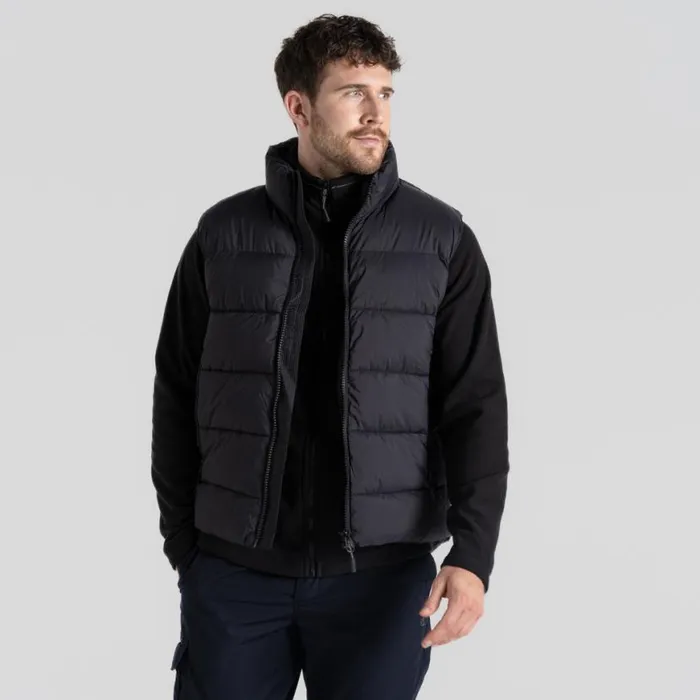 MensWomens Gilets Craghoppers Expert Padded Winter Vest Black MensWomens Gilets Craghoppers Expert Padded Winter Vest Black