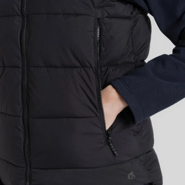 MensWomens Gilets Craghoppers Expert Padded Winter Vest Black MensWomens Gilets Craghoppers Expert Padded Winter Vest Black