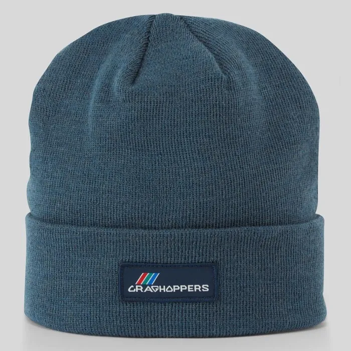 MensWomens Hats Craghoppers Archive II Beanie Blue Stone MensWomens Hats Craghoppers Archive II Beanie Blue Stone