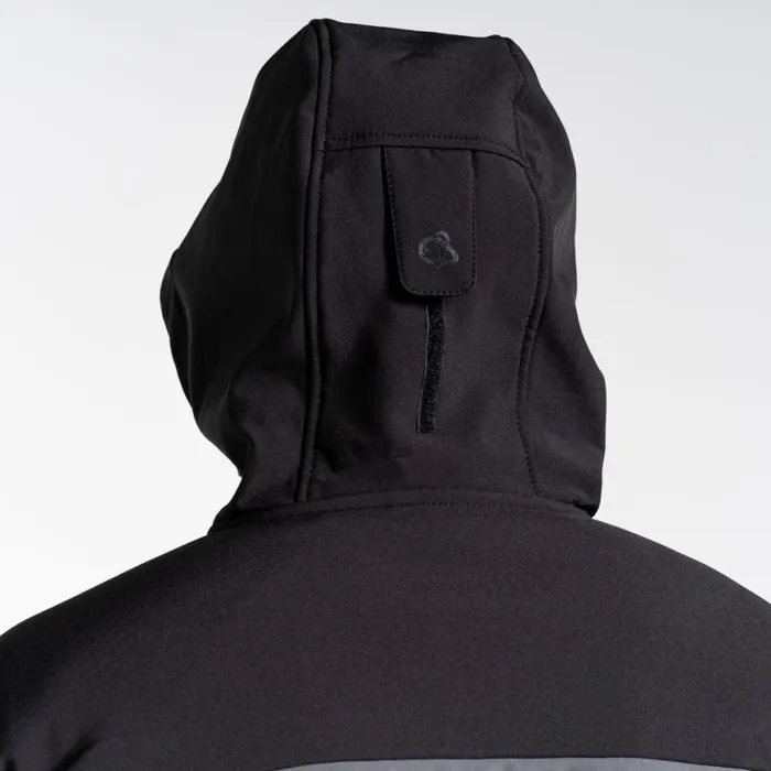 MensWomens Insulated Jackets Craghoppers Expert Active Hooded Softshell Jacket Carbon Grey Black MensWomens Insulated Jackets Craghoppers Expert Active Hooded Softshell Jacket Carbon Grey Black