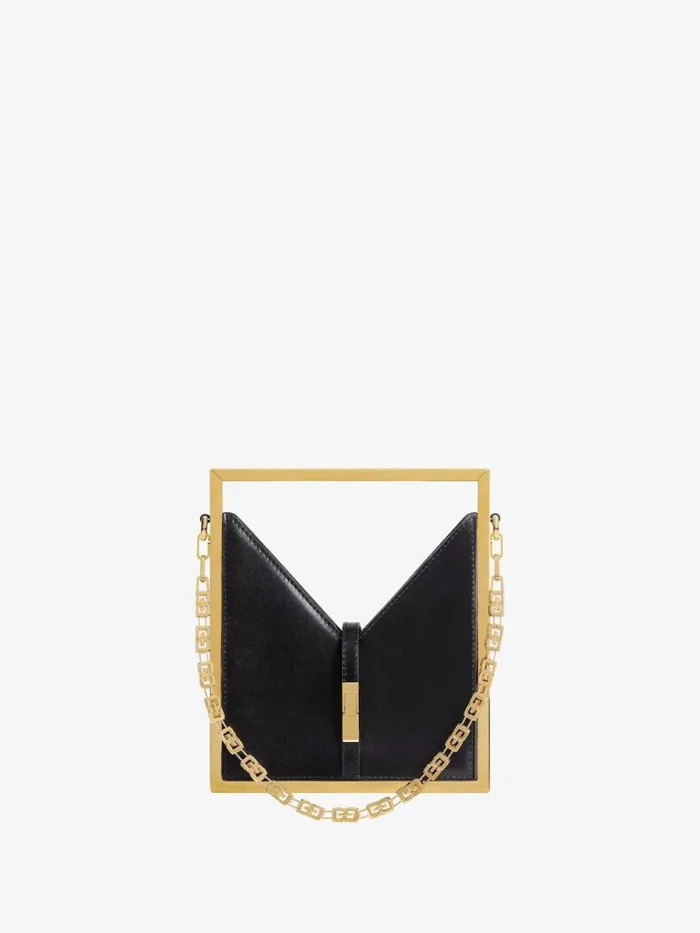 Micro Cut Out Bag In Box Leather With Frame Black Women Givenchy Micro Bags
