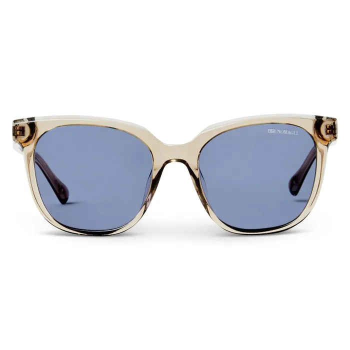 Monas Limited Edition Oversized Sunglasses Crystal Nude Women Bruno Magli Sunglasses