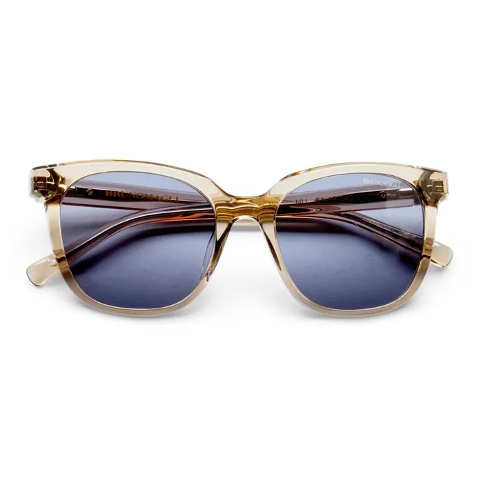 Monas Limited Edition Oversized Sunglasses Crystal Nude Women Bruno Magli Sunglasses
