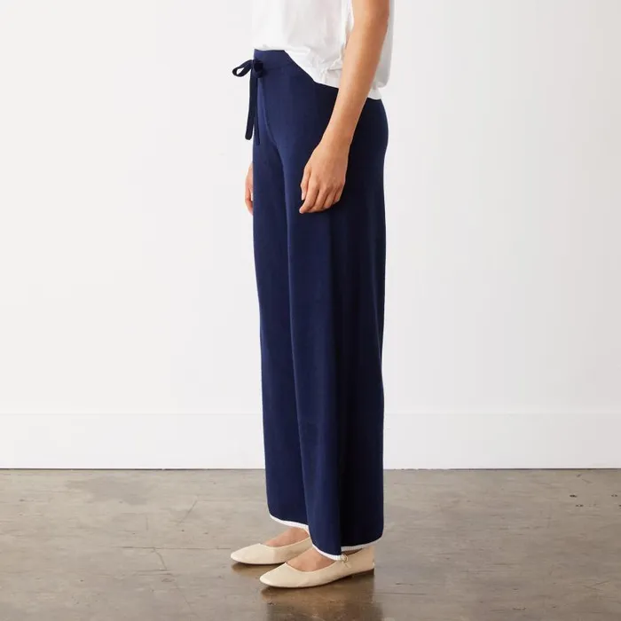 MONROW Sweats Wool Cashmere Wide Leg Sweat 8211 Women MONROW Sweats Wool Cashmere Wide Leg Sweat 8211 Women