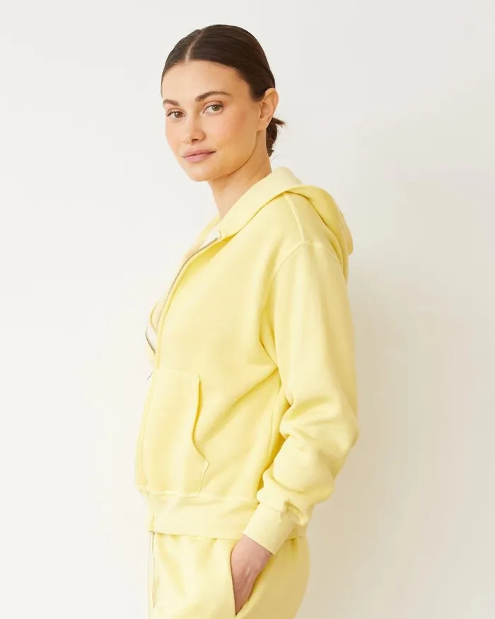 MONROW Sweatshirts Teddy Fleece Relaxed Zip Up Hoody 8211 Women MONROW Sweatshirts Teddy Fleece Relaxed Zip Up Hoody 8211 Women
