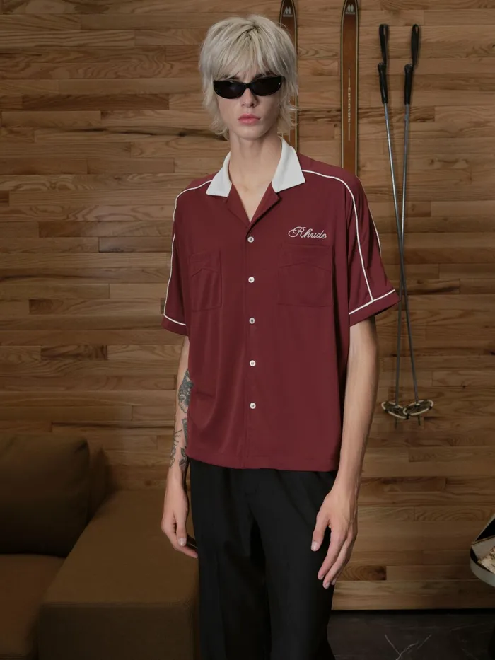 MONTBLANC BOWLING SHIRT Men Rhude Shirts