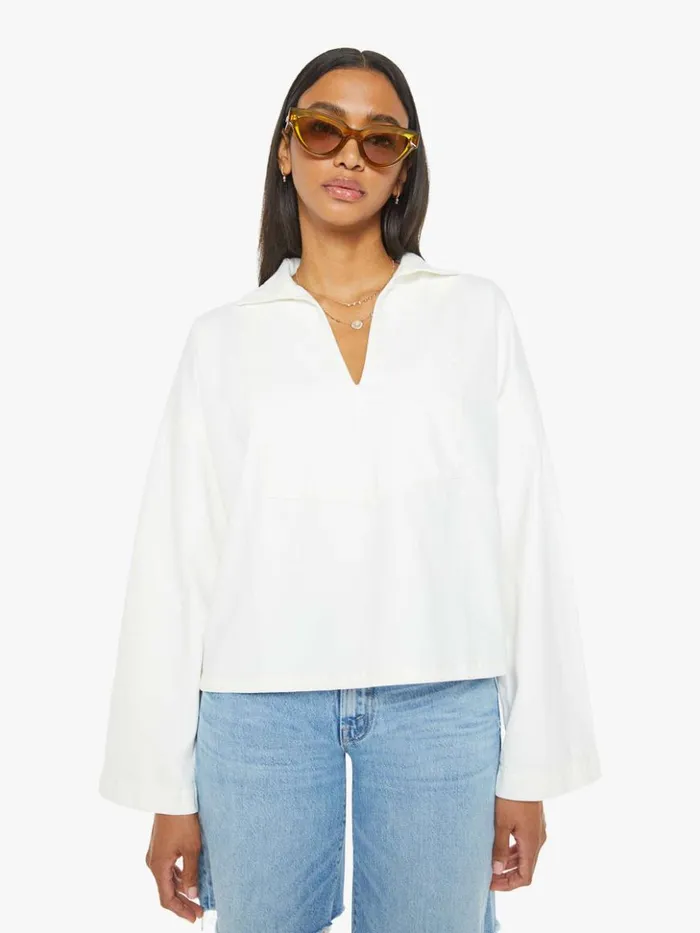 Mother Denim Abbott Top White 8211 Women