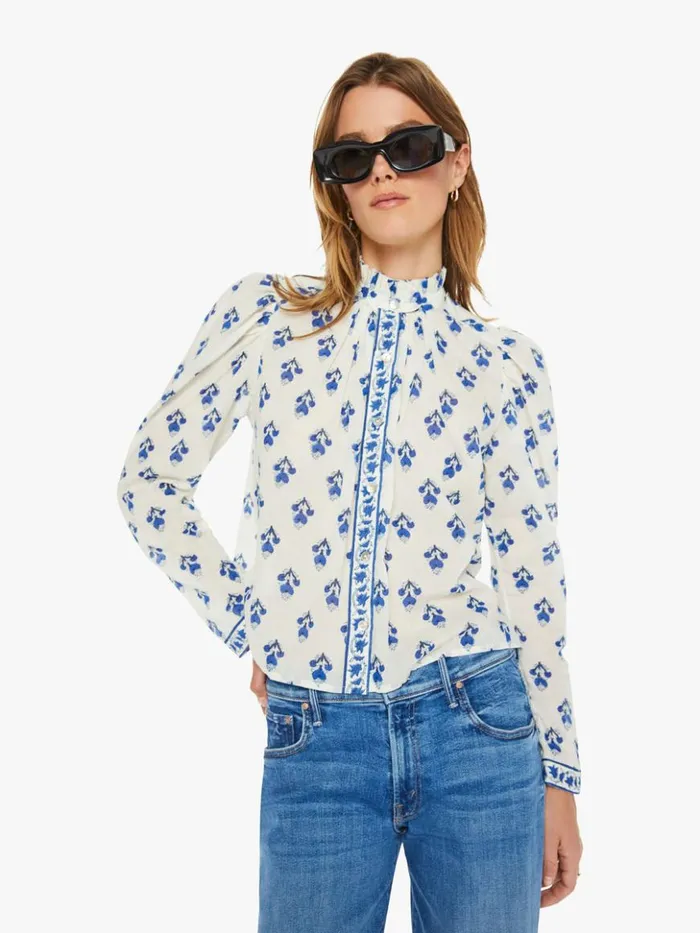 Mother Denim Artemis Shirt Indigo Bhutti 8211 Women