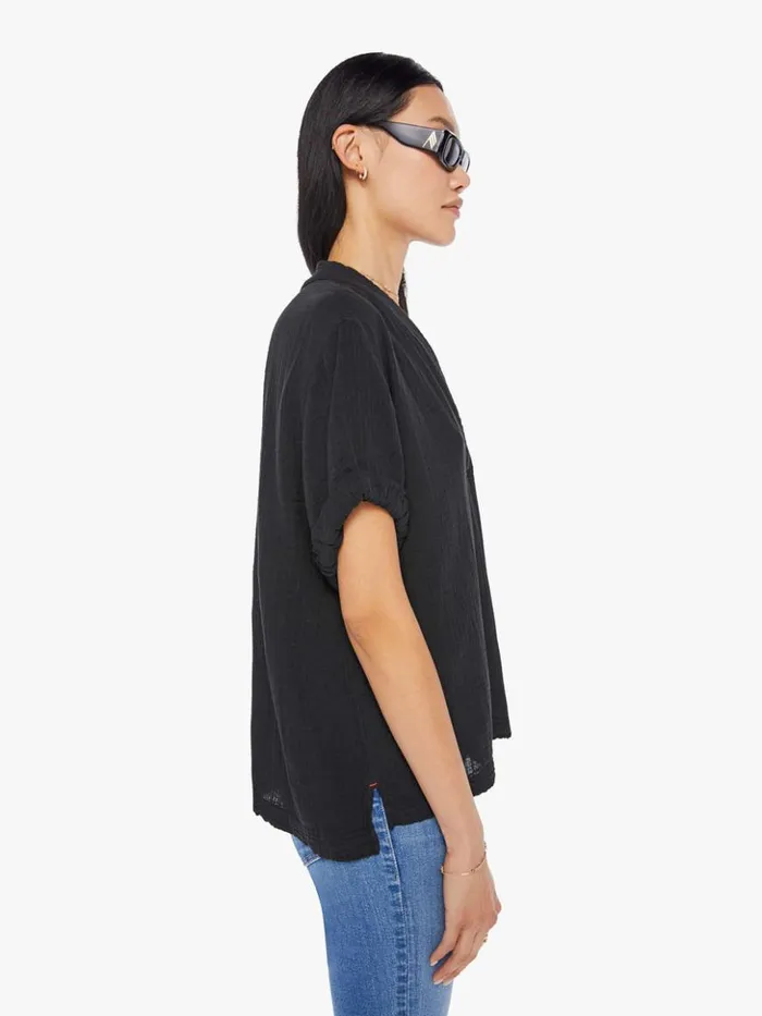 Mother Denim Avery Top Black 8211 Women