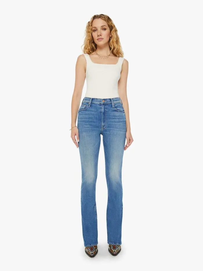 Mother Denim Flare The Outlaw Wedge Heel Wash Monkey In The Middle 8211 Women Mother Denim Flare The Outlaw Wedge Heel Wash Monkey In The Middle 8211 Women