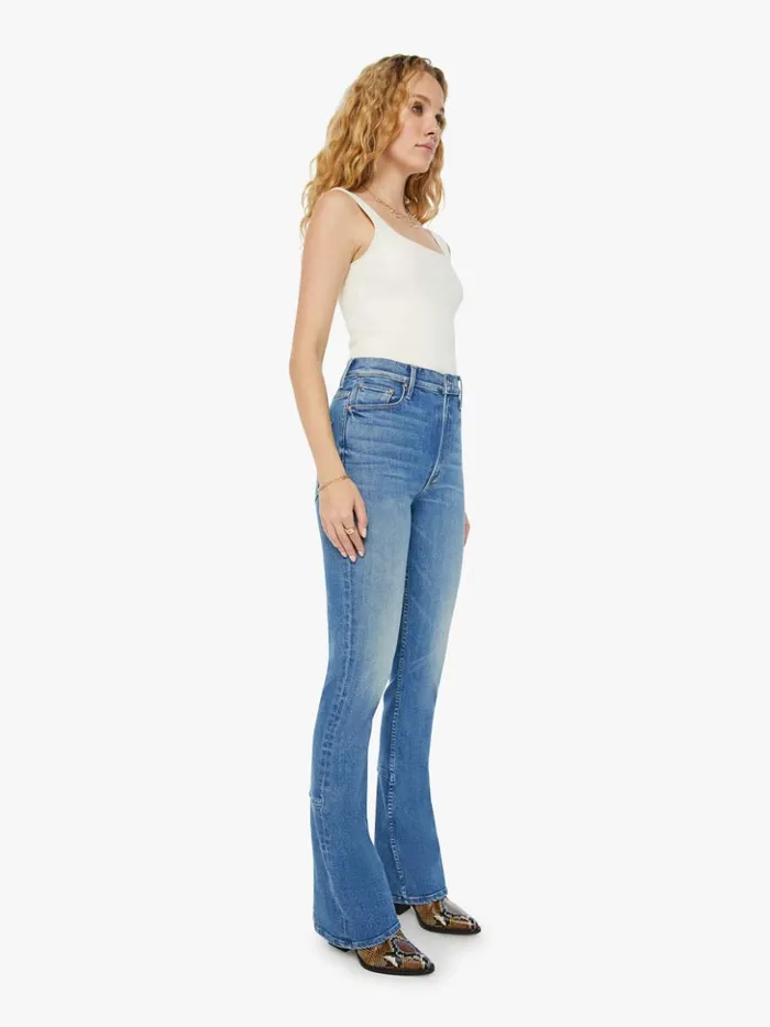 Mother Denim Flare The Outlaw Wedge Heel Wash Monkey In The Middle 8211 Women Mother Denim Flare The Outlaw Wedge Heel Wash Monkey In The Middle 8211 Women