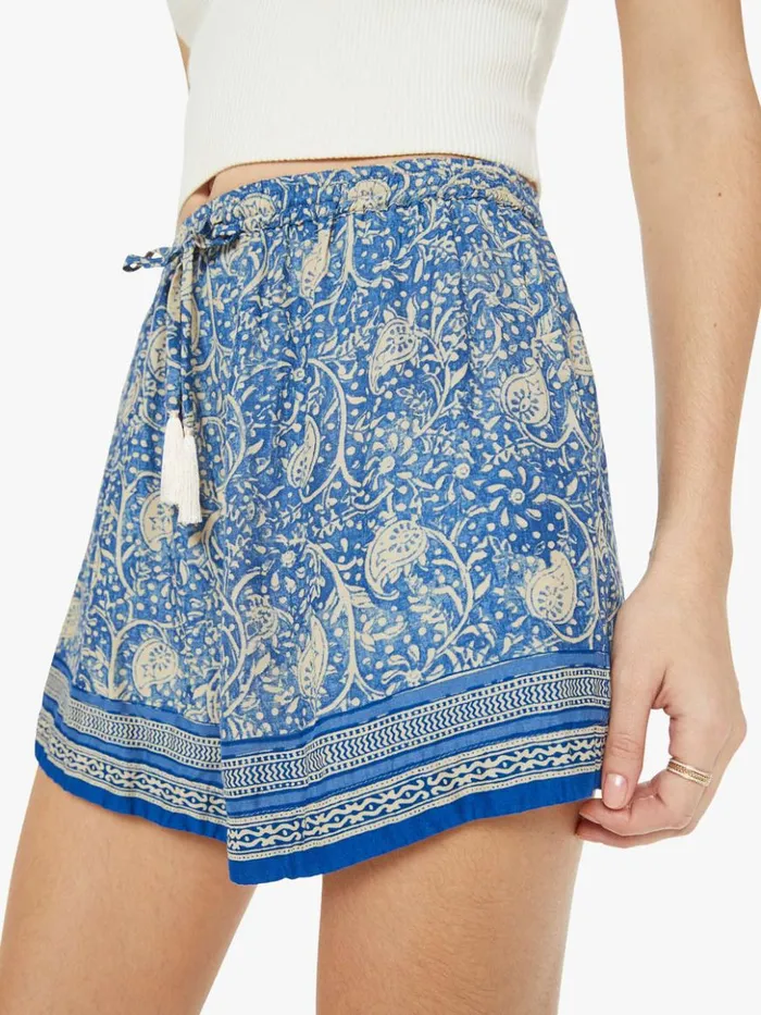 Mother Denim Jasper Short Water Lily Blue 8211 Women Mother Denim Jasper Short Water Lily Blue 8211 Women