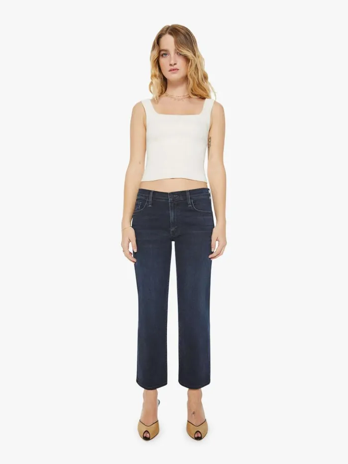 Mother Denim Petites Petites The Lil039 Mid Rise Zip Rambler Wash Night In Venice 8211 Women Mother Denim Petites Petites The Lil039 Mid Rise Zip Rambler Wash Night In Venice 8211 Women