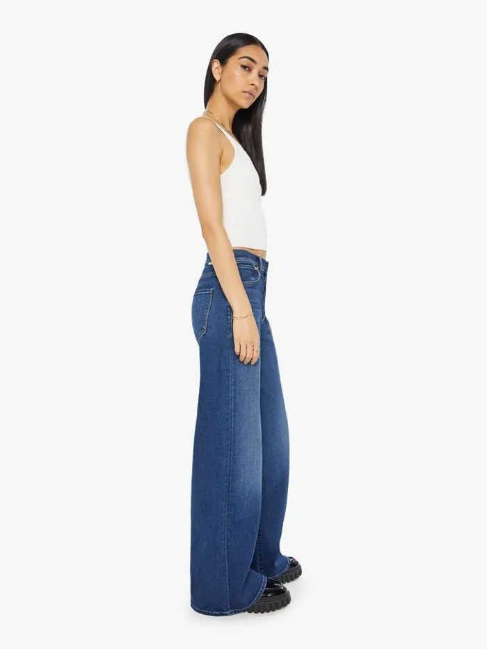 Mother Denim Relaxed The Ditcher Roller Sneak Wash Yakkity Yak 8211 Women