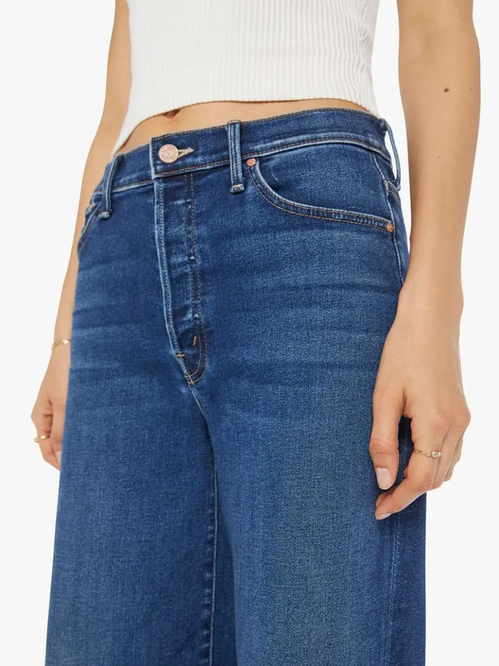 Mother Denim Relaxed The Ditcher Roller Sneak Wash Yakkity Yak 8211 Women