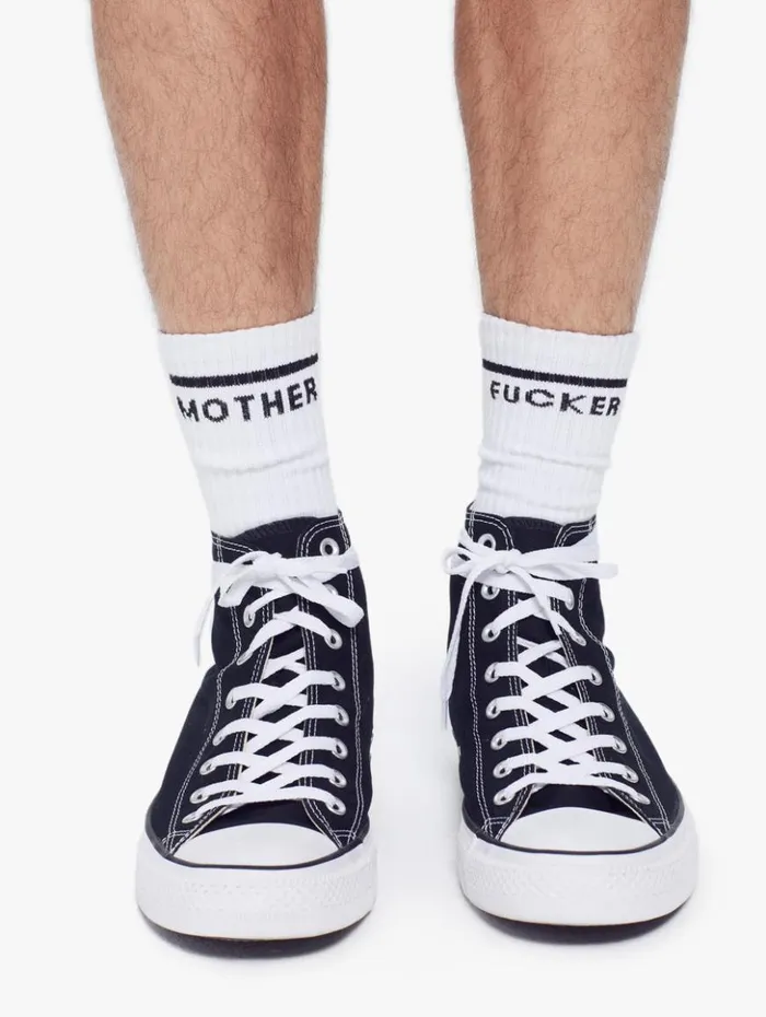 Mother Denim Socks One Small Step For Mankind Mf Mens Socks 8211 White 8211 Women Mother Denim Socks One Small Step For Mankind Mf Mens Socks 8211 White 8211 Women