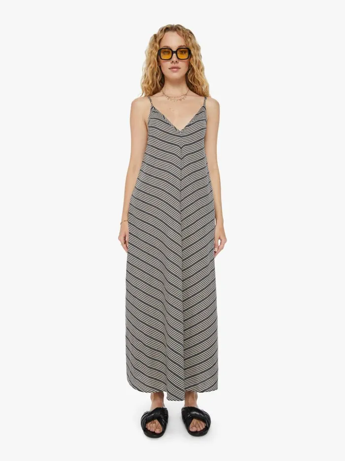 Mother Denim The Go With The Flow Maxi Dress Line In The Sun 8211 Women