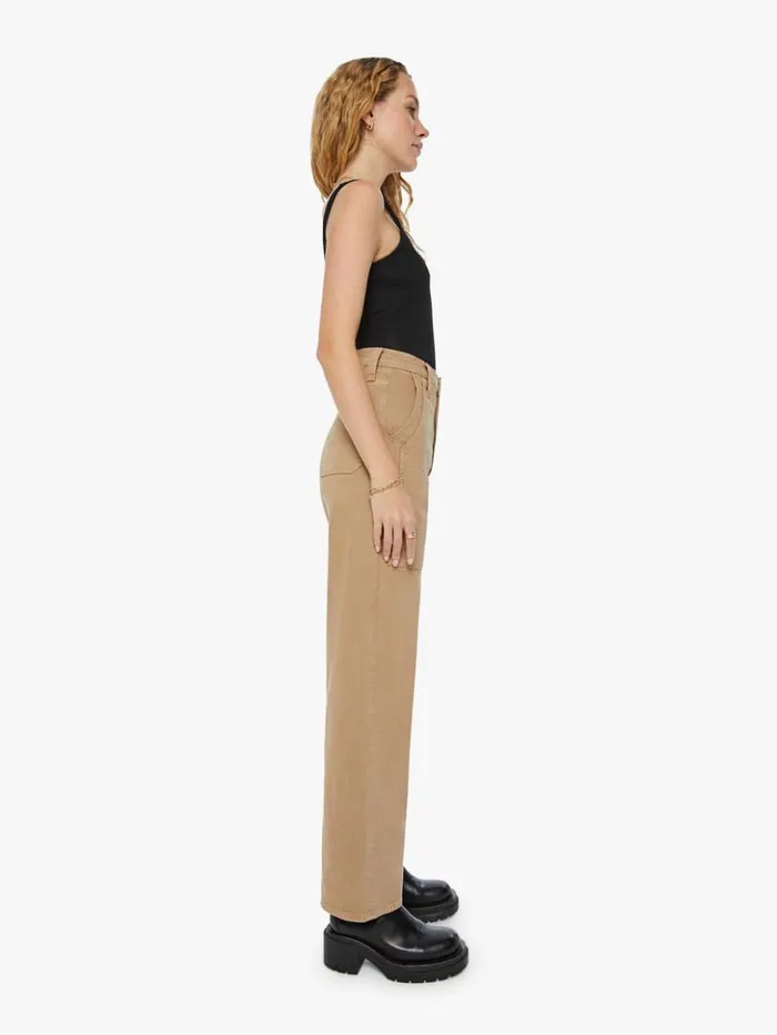 Mother Denim Wide Leg The Quartet Breaker Skimp Wash Dark Khaki 8211 Women Mother Denim Wide Leg The Quartet Breaker Skimp Wash Dark Khaki 8211 Women