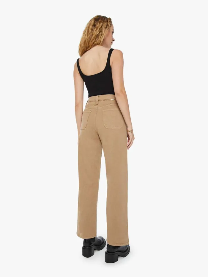 Mother Denim Wide Leg The Quartet Breaker Skimp Wash Dark Khaki 8211 Women Mother Denim Wide Leg The Quartet Breaker Skimp Wash Dark Khaki 8211 Women