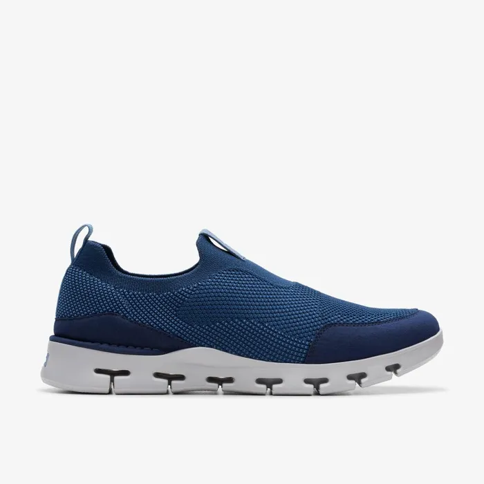 Nature X Ease Navy Men Clarks Sneakers