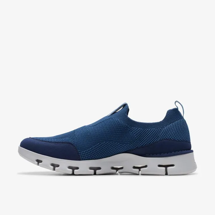 Nature X Ease Navy Men Clarks Sneakers