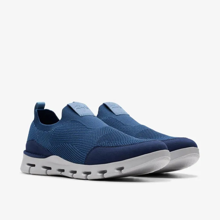 Nature X Ease Navy Men Clarks Sneakers