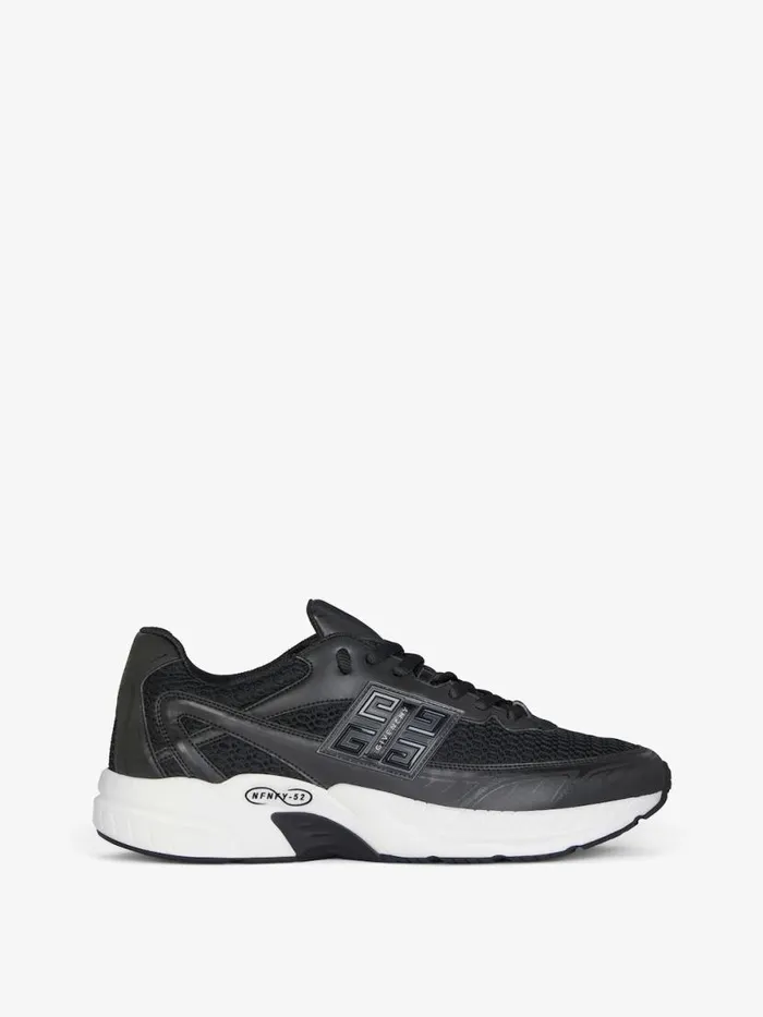 Nfnty52 Sneakers In Synthetic Leather And Mesh Black Men Givenchy Sneakers