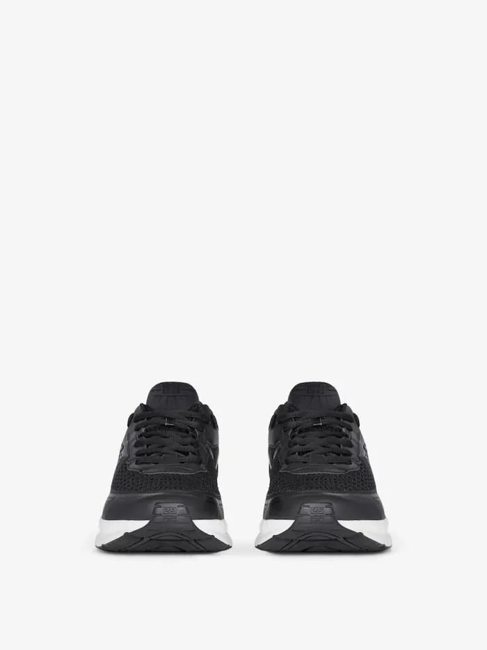 Nfnty52 Sneakers In Synthetic Leather And Mesh Black Men Givenchy Sneakers