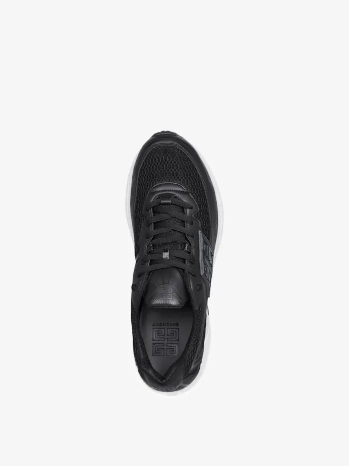 Nfnty52 Sneakers In Synthetic Leather And Mesh Black Men Givenchy Sneakers