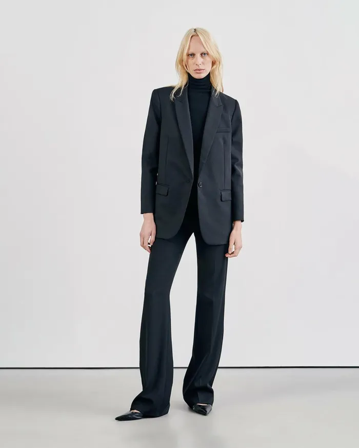 Nili Lotan DIANE BLAZER Black Women Jackets and Blazers