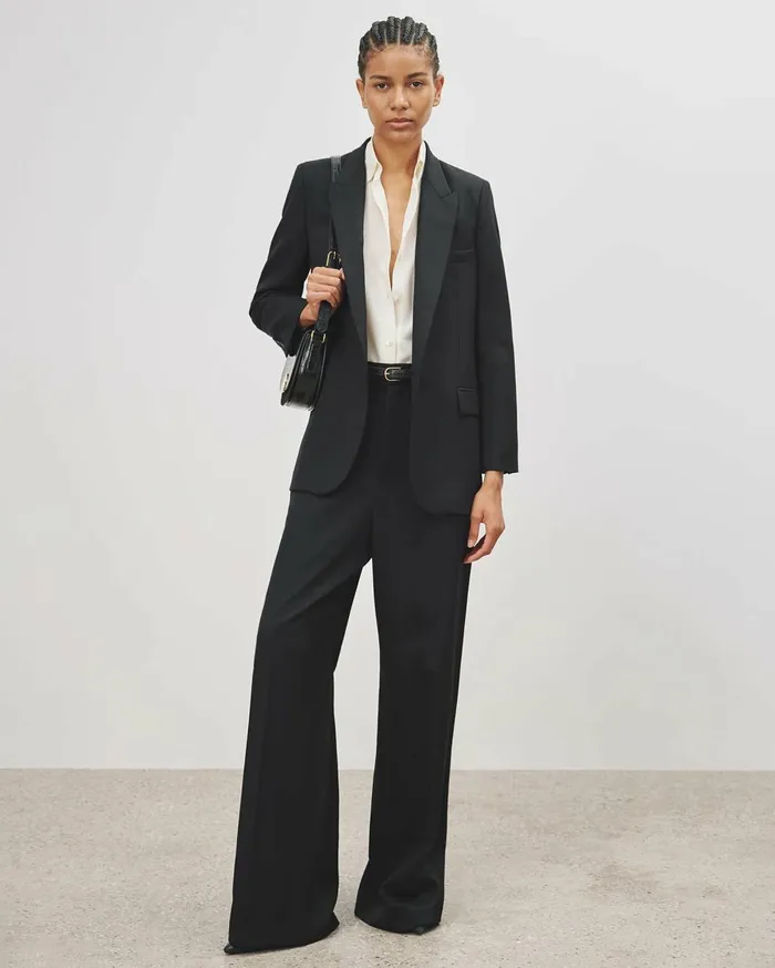 Nili Lotan DIANE BLAZER Black Women Jackets and Blazers