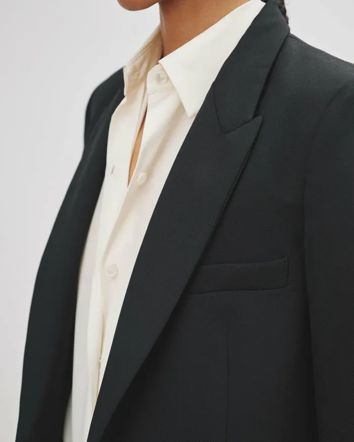 Nili Lotan DIANE BLAZER Black Women Jackets and Blazers