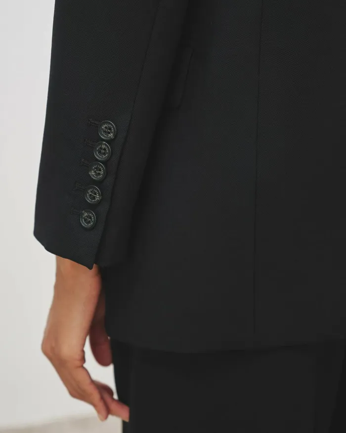 Nili Lotan DIANE BLAZER Black Women Jackets and Blazers