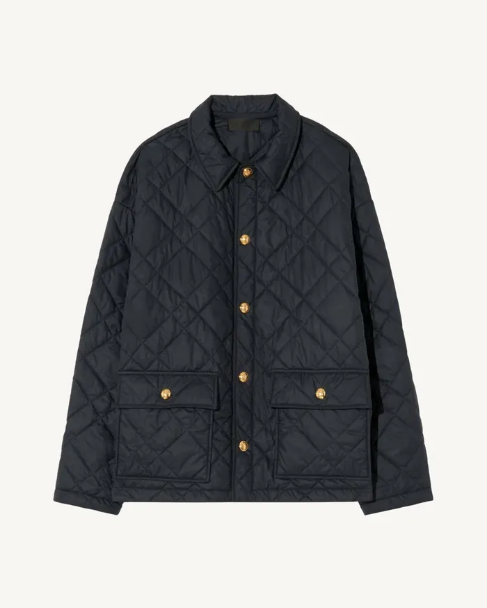 Nili Lotan HELAH PARKA Dark Navy Women Jackets and Blazers