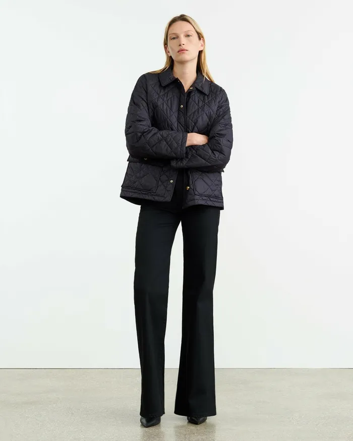 Nili Lotan HELAH PARKA Dark Navy Women Jackets and Blazers