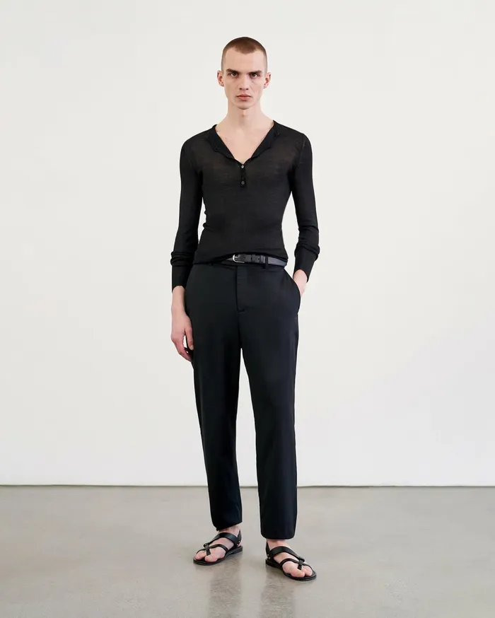 Nili Lotan TEL AVIV PANT Black Men Pants and Shorts