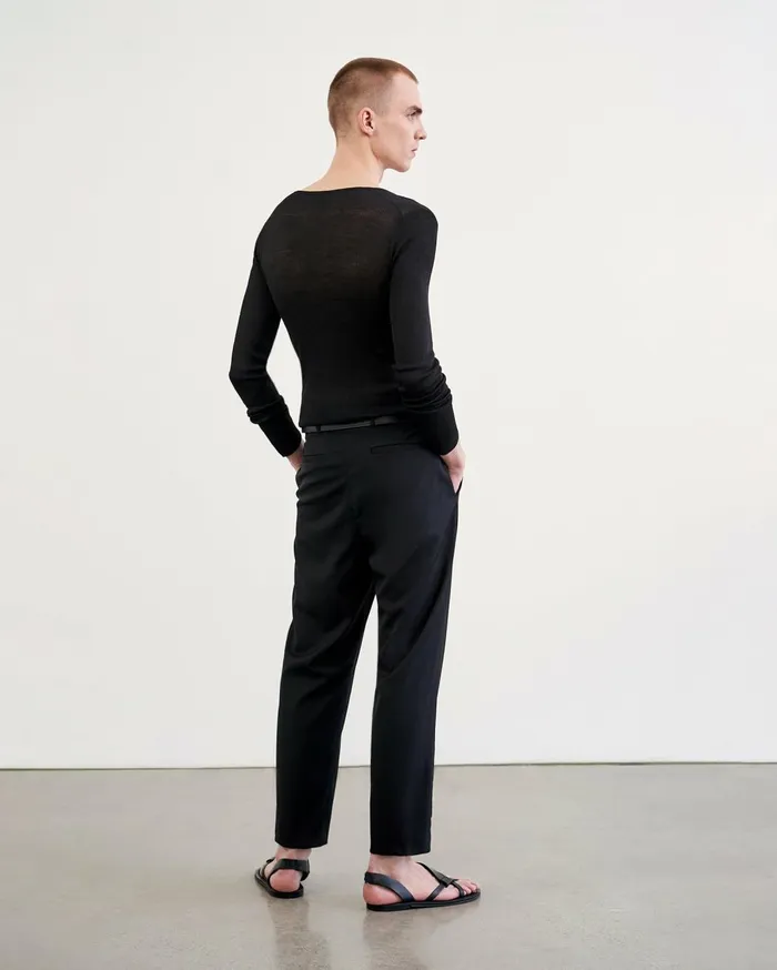 Nili Lotan TEL AVIV PANT Black Men Pants and Shorts