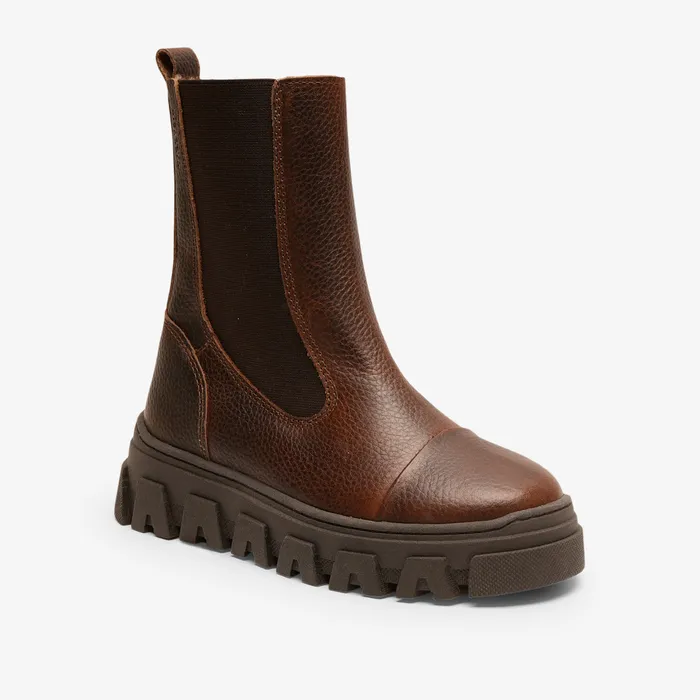 nilla lamb oak Brown KIDS Winter boots bisgaardshoes