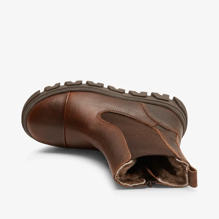 nilla lamb oak Brown KIDS Winter boots bisgaardshoes