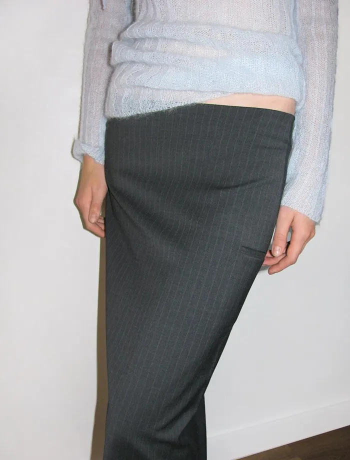 No 1612 Chef Dark Grey Women Paloma Wool Bottoms