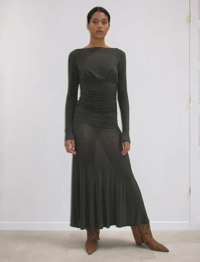 No 1727 Moebius Brown Women Paloma Wool Dresses