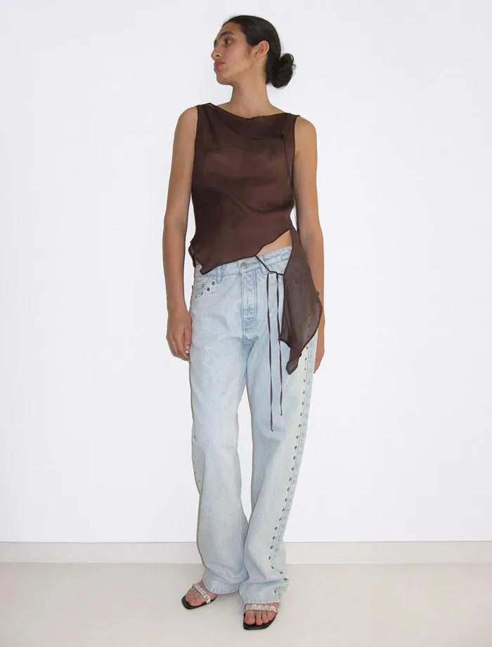 No 2017 Sato Brown Women Paloma Wool Tops