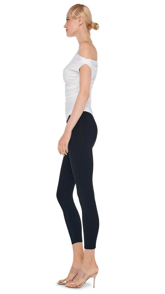 Norma Kamali Bottoms CROPPED LEGGING Black 8211 Clothing