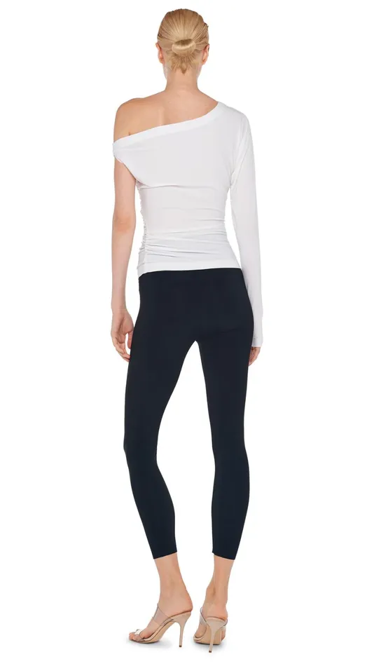 Norma Kamali Bottoms CROPPED LEGGING Black 8211 Clothing