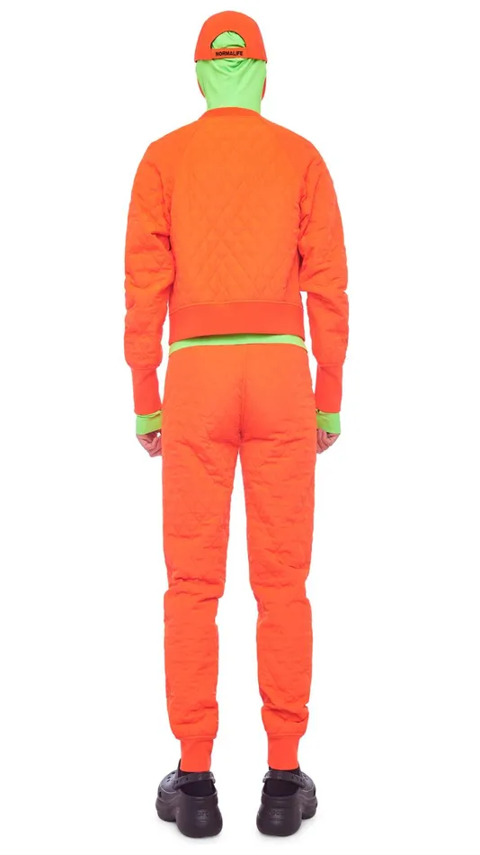 Norma Kamali Bottoms QUILTED JOG PANT Sos 8211 Clothing